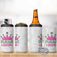 Gifts for Pickleball Lover 4 in 1 Can Cooler Tumbler Pickleball Queen