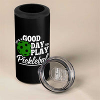Personalized Pickleball Player 4 in 1 Can Cooler Tumbler Custom Name It's A Good Day To Play Pickleball