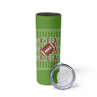 Gifts for Football Lover Skinny Tumbler Game Day