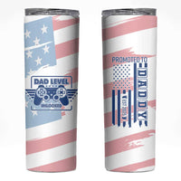 Gifts For New Dad Skinny Tumbler Promoted To Dad Est 2025 Dad Level Unlocked - Wonder Print Shop