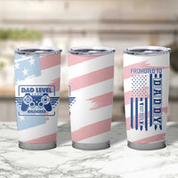 Gifts For New Dad Tumbler Cup Promoted To Dad Est 2025 Dad Level Unlocked - Wonder Print Shop