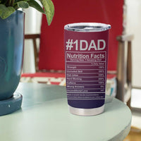 Gifts For Dad Tumbler Cup No.1 Dad Being Your Favorite Child Seems Like Gift Enough - Wonder Print Shop