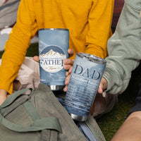 Gifts For Dad Tumbler Cup It's Not A Dad Bod It's A Father Figure - Wonder Print Shop