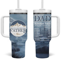 Gifts For Dad Tumbler With Handle It's Not A Dad Bod It's A Father Figure - Wonder Print Shop
