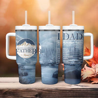Gifts For Dad Tumbler With Handle It's Not A Dad Bod It's A Father Figure - Wonder Print Shop