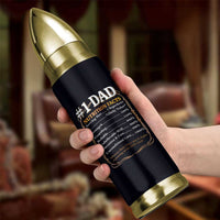 Best Dad Ever Bullet Tumbler No.1 Dad The Man The Myth