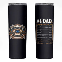 Best Dad Ever Skinny Tumbler No.1 Dad The Man The Myth