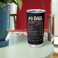 Best Dad Ever Tumbler Cup No.1 Dad The Man The Myth