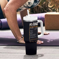 Best Dad Ever Tumbler With Handle No.1 Dad The Man The Myth