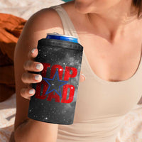 Top Dad 4 in 1 Can Cooler Tumbler American Patriotic Gifts For Dad