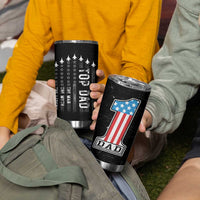 Gifts For Dad Tumbler Cup Top Dad American Patriotic