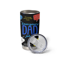 Funny Gifts For Dad Tumbler Cup Emergency Dad Jokes