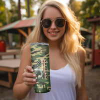 Papabear Best Dad Ever Skinny Tumbler Being A Dad Is An Honor Being A Papa Is Priceless - Wonder Print Shop