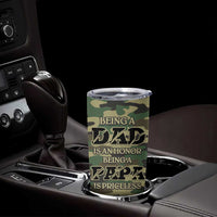 Papabear Best Dad Ever Tumbler Cup Being A Dad Is An Honor Being A Papa Is Priceless - Wonder Print Shop