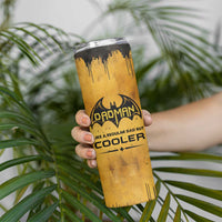 Funny Gifts For Dad Skinny Tumbler Dad Man Black Bat Like A Regular Dad But Cooler - Wonder Print Shop