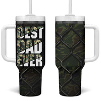 Best Dad Ever Camo Tumbler With Handle - Wonder Print Shop