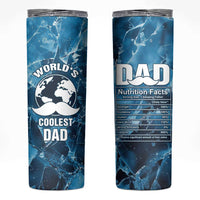 Gifts For Dad Skinny Tumbler World's Coolest Dad No.1 Dad - Wonder Print Shop