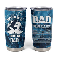 Gifts For Dad Tumbler Cup World's Coolest Dad No.1 Dad - Wonder Print Shop