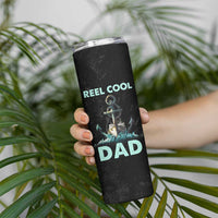 Gifts For Fishing Dad Skinny Tumbler Reel Cool Dad - Wonder Print Shop
