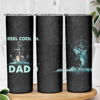 Gifts For Fishing Dad Skinny Tumbler Reel Cool Dad - Wonder Print Shop