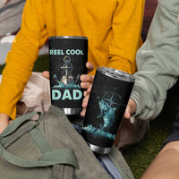 Gifts For Fishing Dad Tumbler Cup Reel Cool Dad - Wonder Print Shop