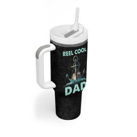Gifts For Fishing Dad Tumbler With Handle Reel Cool Dad - Wonder Print Shop