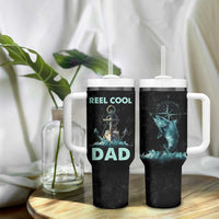 Gifts For Fishing Dad Tumbler With Handle Reel Cool Dad - Wonder Print Shop