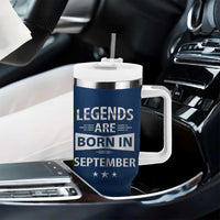 Funny Birthday Gifts For Men Tumbler With Handle Legends Are Born In September - Wonder Print Shop