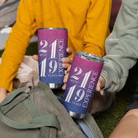 Funny Birthday Gifts Tumbler Cup 21 With 19 Years Experience - Wonder Print Shop
