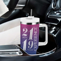 Funny Birthday Gifts Tumbler With Handle 21 With 19 Years Experience - Wonder Print Shop