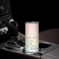 40th Birthday Gifts for Women Skinny Tumbler Is You 40? Bitch I Might Be - Wonder Print Shop
