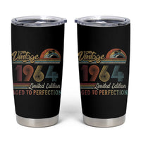 Funny Birthday Gifts Tumbler Cup Vintage 1964 Aged To Perfection 60th Birthday - Wonder Print Shop