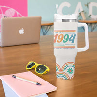 Funny Birthday Gifts For Women Tumbler With Handle Aged To Perfection 30th Birthday Making The World A Better Place Since 1994 - Wonder Print Shop