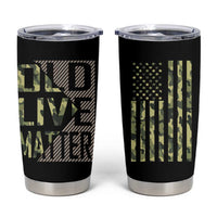 Gifts For Old Men Tumbler Cup Old Lives Matter Camo Funny Birthday Gift - Wonder Print Shop