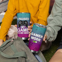 Funny Gamer Tumbler Cup I Paused My Game To Be Here - Wonder Print Shop