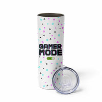Gifts For Gamer Skinny Tumbler Gamer Mode On Gaming Teenage Boys Men - Wonder Print Shop