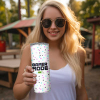 Gifts For Gamer Skinny Tumbler Gamer Mode On Gaming Teenage Boys Men - Wonder Print Shop