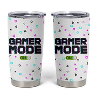 Gifts For Gamer Tumbler Cup Gamer Mode On Gaming Teenage Boys Men - Wonder Print Shop