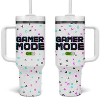 Gifts For Gamer Tumbler With Handle Gamer Mode On Gaming Teenage Boys Men - Wonder Print Shop