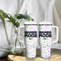 Gifts For Gamer Tumbler With Handle Gamer Mode On Gaming Teenage Boys Men - Wonder Print Shop