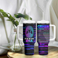 Funny Gamer Tumbler With Handle Gaming Is My DNA - Wonder Print Shop