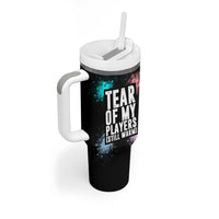 Funny Gamer Tumbler With Handle Tears Of My Players Gaming Teenage Boys Men - Wonder Print Shop