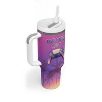 Funny Gamer Tumbler With Handle I Am Gaming Do Not Disturb Game On - Wonder Print Shop