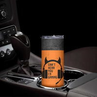 Personalized Gamer Skinny Tumbler Custom Name Can't Hear You I'm Gaming - Wonder Print Shop