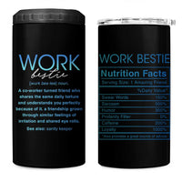 Gifts for Coworker 4 in 1 Can Cooler Tumbler Work Bestie Definition - Wonder Print Shop