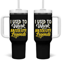 Funny Farewell Gift for Coworker Tumbler With Handle I Used To Work With Absolute Legends - Wonder Print Shop