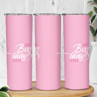 Gifts for Female Boss Skinny Tumbler Best Boss Lady Ever - Wonder Print Shop