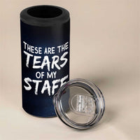 Funny Boss 4 in 1 Can Cooler Tumbler These Are The Tears Of My Staff - Wonder Print Shop