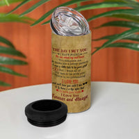 Gifts for Couple 4 in 1 Can Cooler Tumbler The Day I Met You Love You Forever And Always Valentine Anniversary