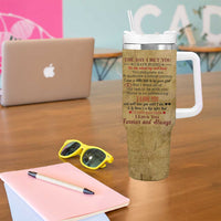 Gifts for Couple Tumbler With Handle The Day I Met You Love You Forever And Always Valentine Anniversary